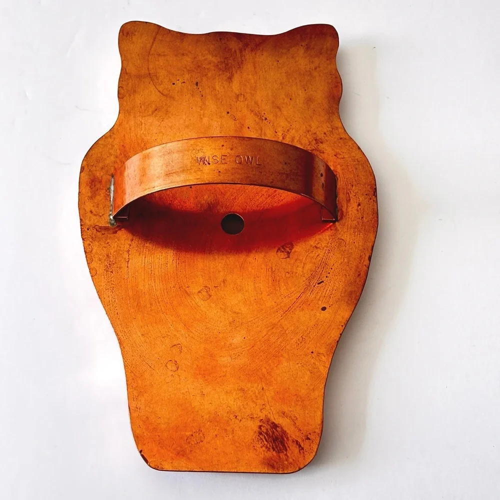 Martha Stewart Copper Cookie Cutter Wise Owl Large Vintage Cottagecore‎ Decor